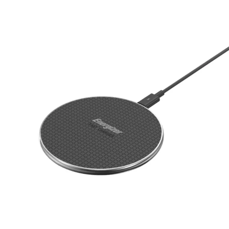 CARREGADOR ENERGIZER WIREL.PAD 15W S/ALIMENTAÇÃO PRETO