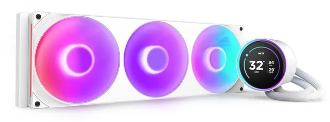 Water Cooler CPU NZXT Kraken Elite 420 (2025) RGB Branco