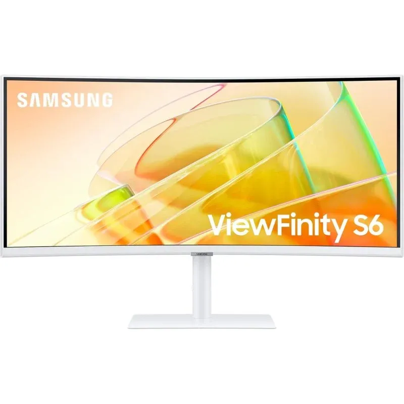 Monitor Samsung ViewFinity S6 LS34C650TAUXEN 34" LED VA UltraWide QHD 100Hz FreeSync Curvo USB-C