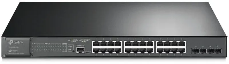 Switch TP-Link JetStream 28-Port Gigabit + L2 Managed Switch c/ 24-Port PoE+