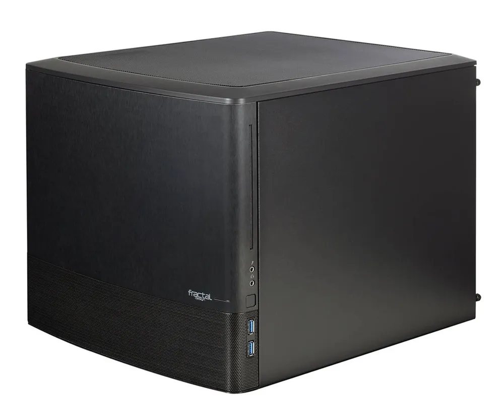 Caixa Micro-ATX Fractal Design Node 804 com Janela Preta