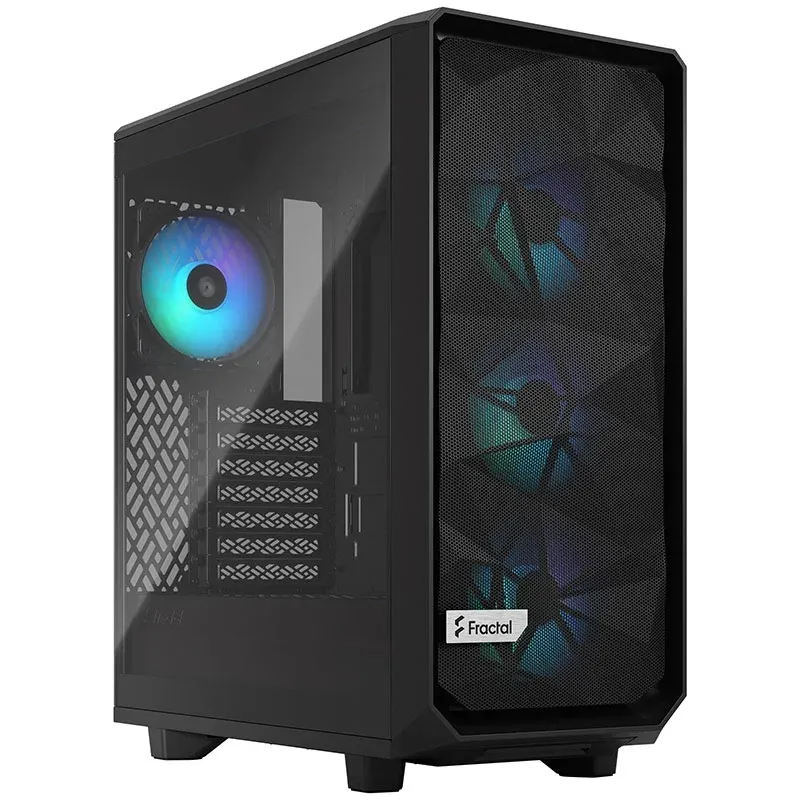 Caixa ATX Fractal Design Meshify 2 Compact RGB Black TG Light Tint