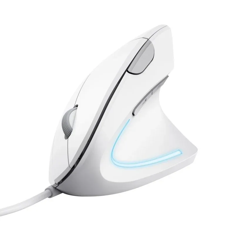 Trust Verto Rato Ergonómico Vertical USB Branco