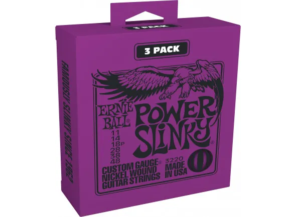 Ernie Ball SLINKY PURPLE 11-48 TRIPACK (3)
