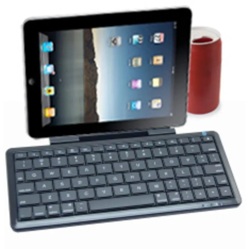 Teclado Phoenix PHKEYTABLET Bluetooth mini sem fios com suporte e bateria de lítio