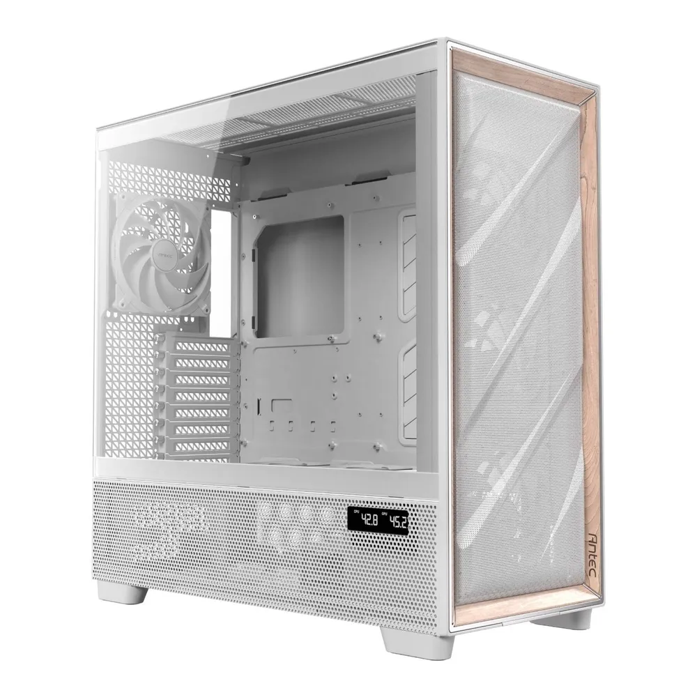 Caixa Extended-ATX Antec Fluxo Pro White Full Tower Tempered Glass Branca
