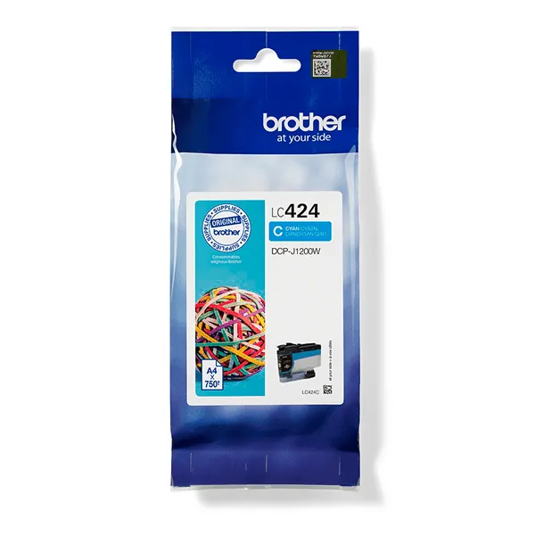 BROTHER TINTEIRO AZUL LC424C