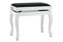Banco piano Gewa Deluxe Classic Satin White