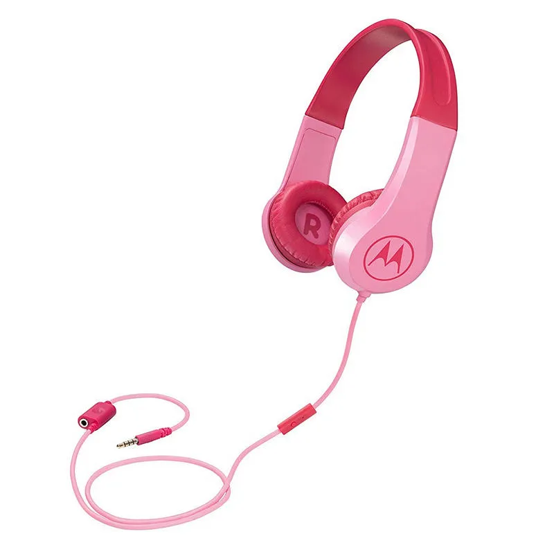 Motorola Squads 200 Auscultadores para Crianças Rosa