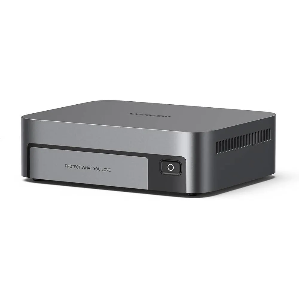 NAS UGREEN NASync DXP480T Plus | 4 Baías | CPU Intel Core i5-1235U | SSD 128GB | RAM 8GB | 4x SATA | 4x M.2 SSD | LAN 1x 10GbE