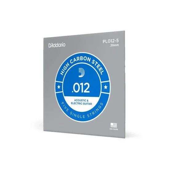 Daddario .012 Plain Steel PL012 5