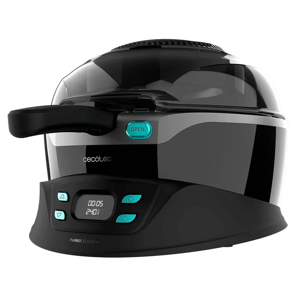 Fritadeira Air Fryer (Sem Óleo) Cecotec Turbo Cecofry 4D Healthy 3.5kg 1350W Preta