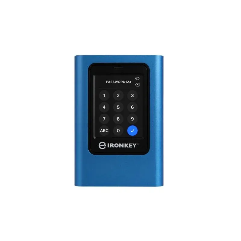 Disco Rígido Kingston IronKey Vault Privacy 80 960GB SSD 250MB/s Criptografia AES