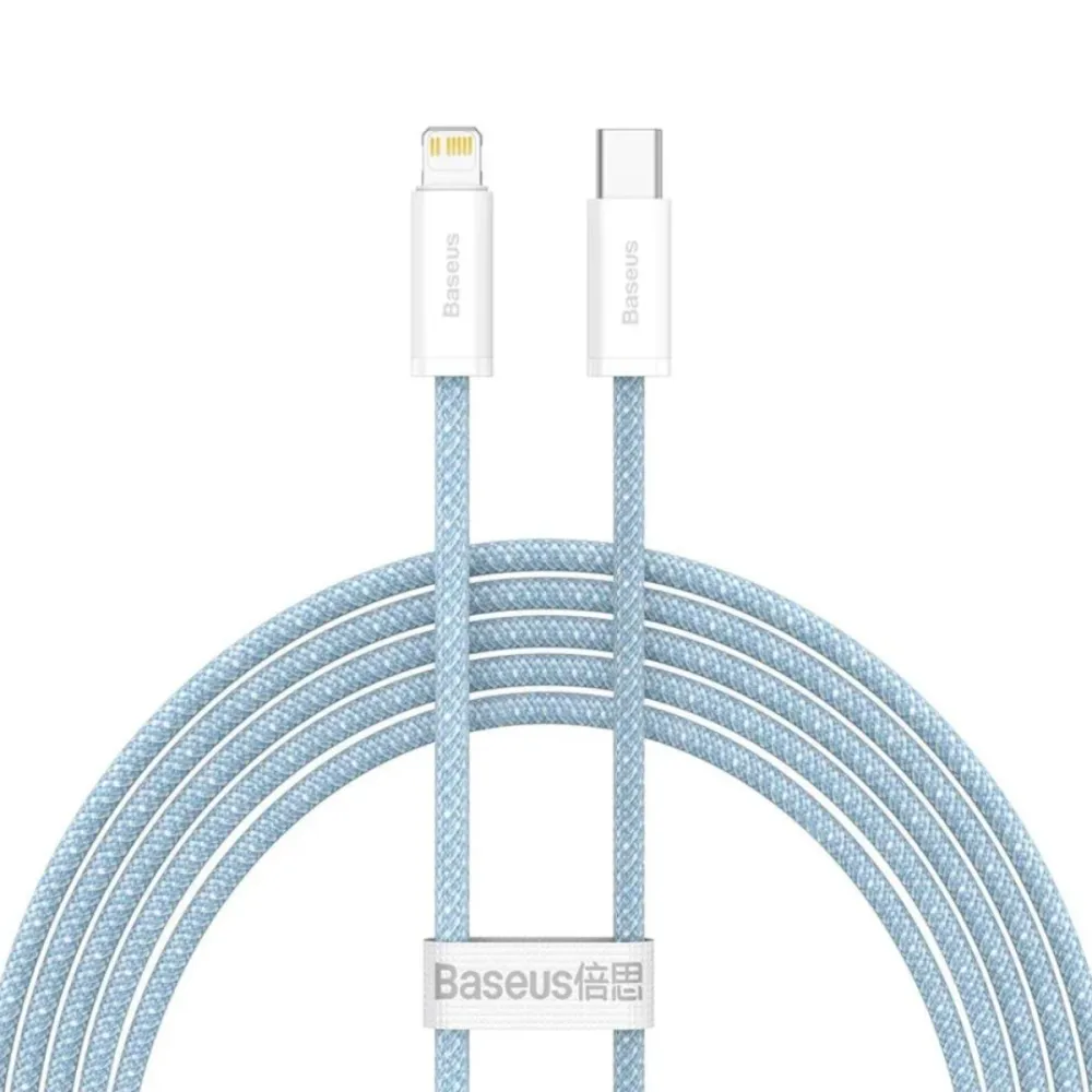 Cabo Baseus Dynamic Series USB-C Lightning PD 20W 2m Azul