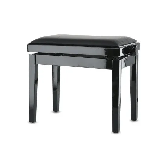 Gewa BANCO PIANO Deluxe Vinil Preto Brilhante
