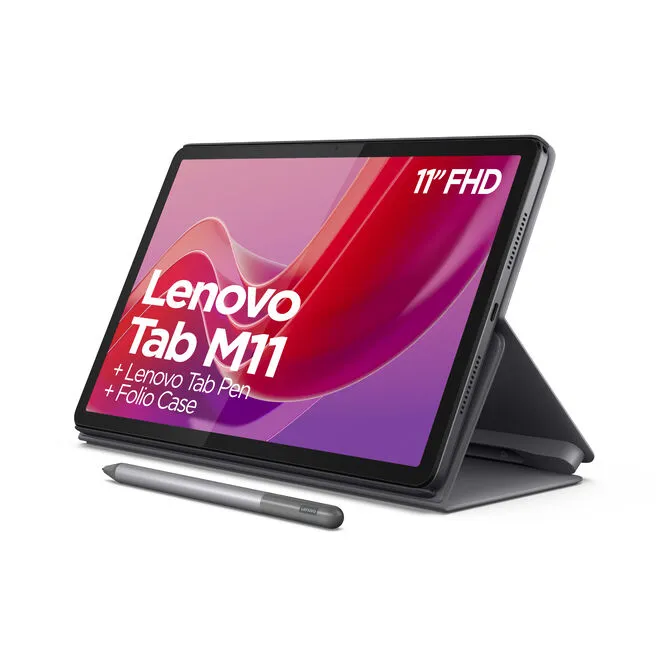 Tablet Lenovo Tab M11 TB-330FU 11" (4 / 128GB) 90Hz WiFi Cinzento + Capa + Pen
