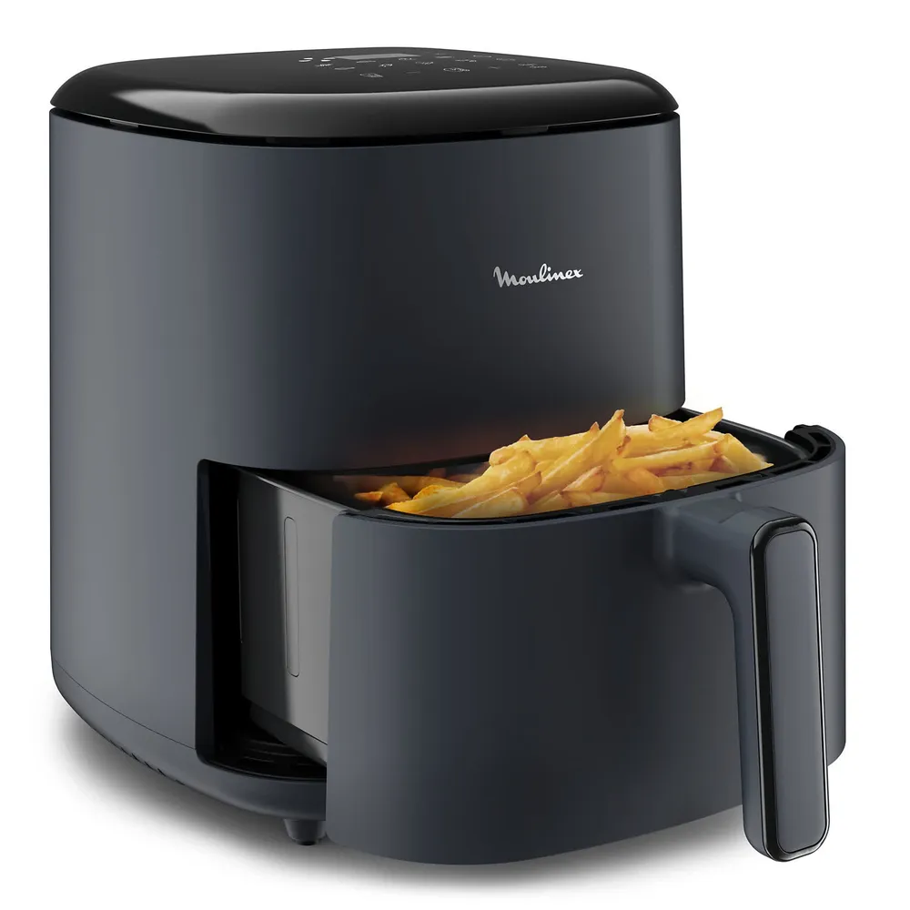 Fritadeira De Ar Lcd Moulinex Ez245B 5L 1500W
