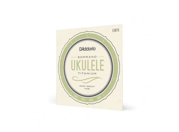 D'Addario EJ87S Titanium Ukulele Strings, Soprano