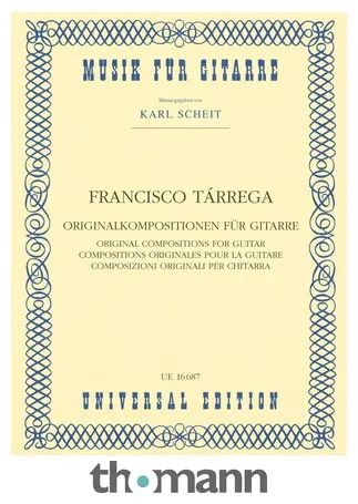 Universal Edition Tárrega Originalkompositionen