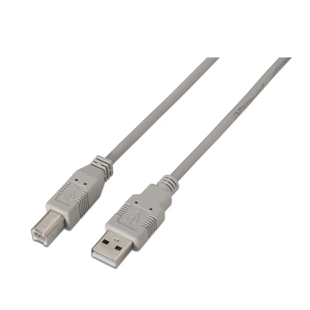 Cabo USB A Macho - USB B Macho Bege 1,8m