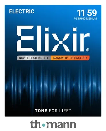 Elixir Nanoweb 12106 7-String Medium