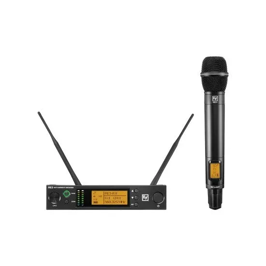 EV Electro Voice SISTEMA MICROFONE MÃO RE3 ND86 5L (488 524MHz)