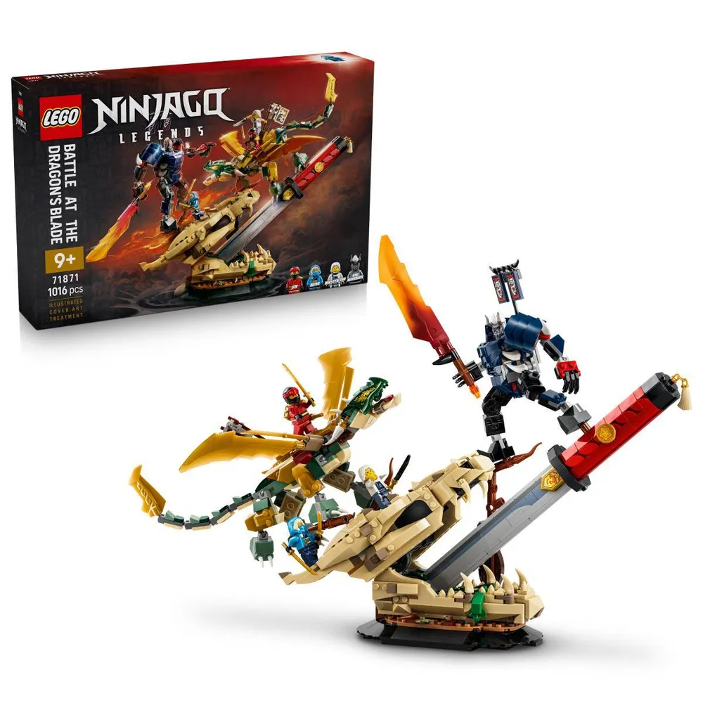 LEGO Ninjago: Batalha na Espada do Dragão | Idades 9+ | 1016 Peças | Item 71871