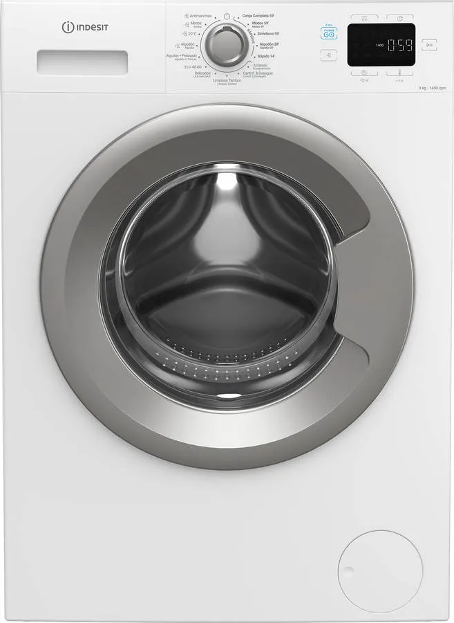 Máquina de Lavar Roupa INDESIT IP 964S Push & Go SPT (9 kg - 1400 rpm - Branco)