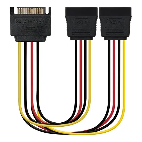 Cabo de Alimentação SATA Nanocable - SATA Macho > 2x