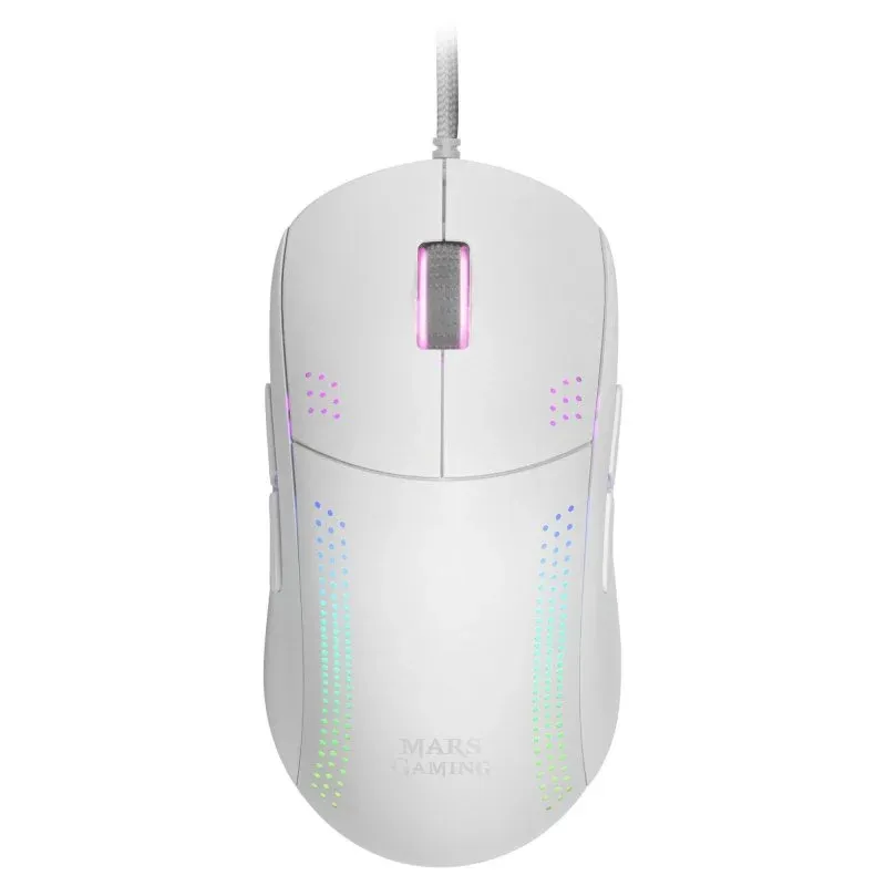 Mars Gaming MMPROW Rato Gaming RGB 32000 DPI Branco