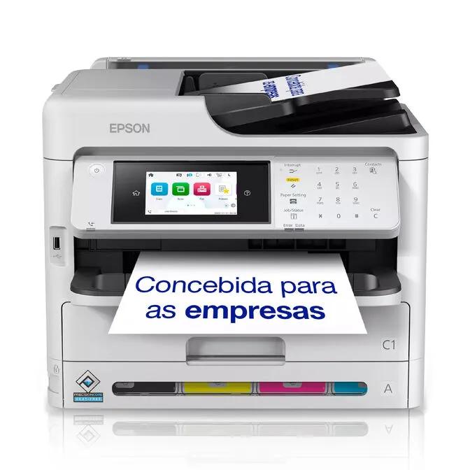 Impressora Impressora Multifunções a Laser a Jato de Tinta Epson WorkForce Pro WF-C5890DWF Wi-Fi