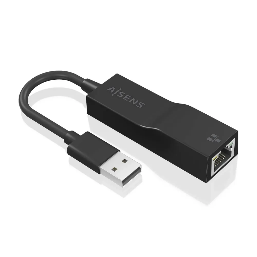 AISENS Conversor USB 3.0 para Ethernet Gigabit 10/100/1000Mbps 15cm