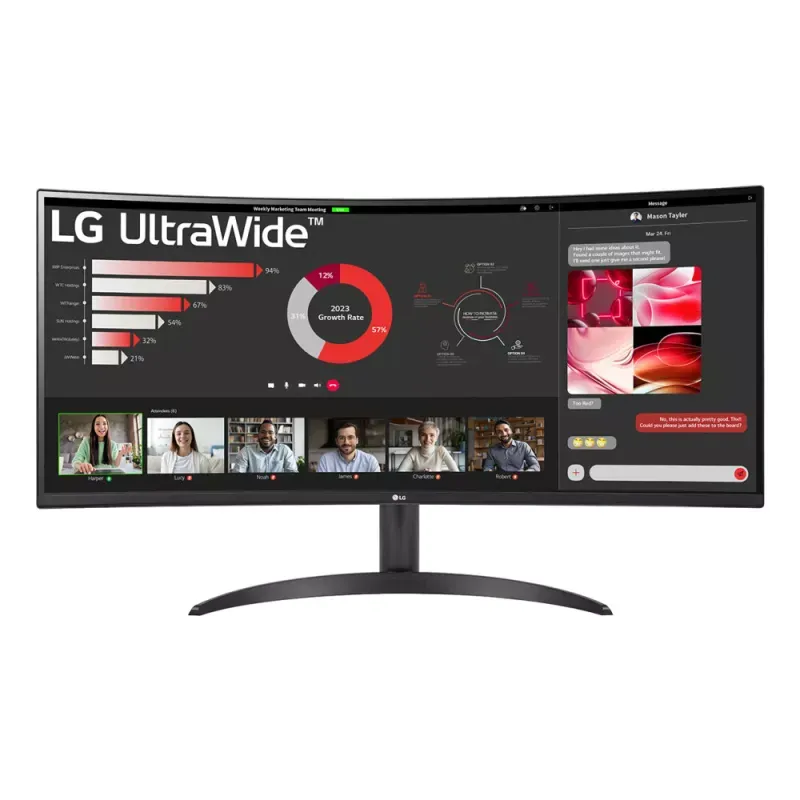 MON LG 34" ULTRAWIDE CURVO