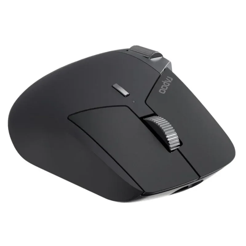 Rato Rapoo MT760L Wireless Bluetooth 4000DPI Preto Ergonomico 10 Botões