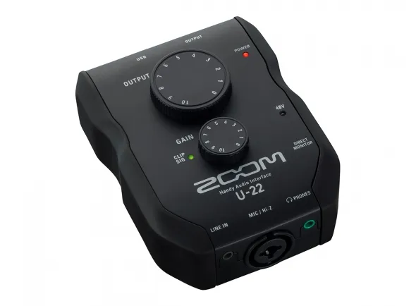 Zoom U-22 Interface Áudio e Gravador USB Portátil 2x2 24bits