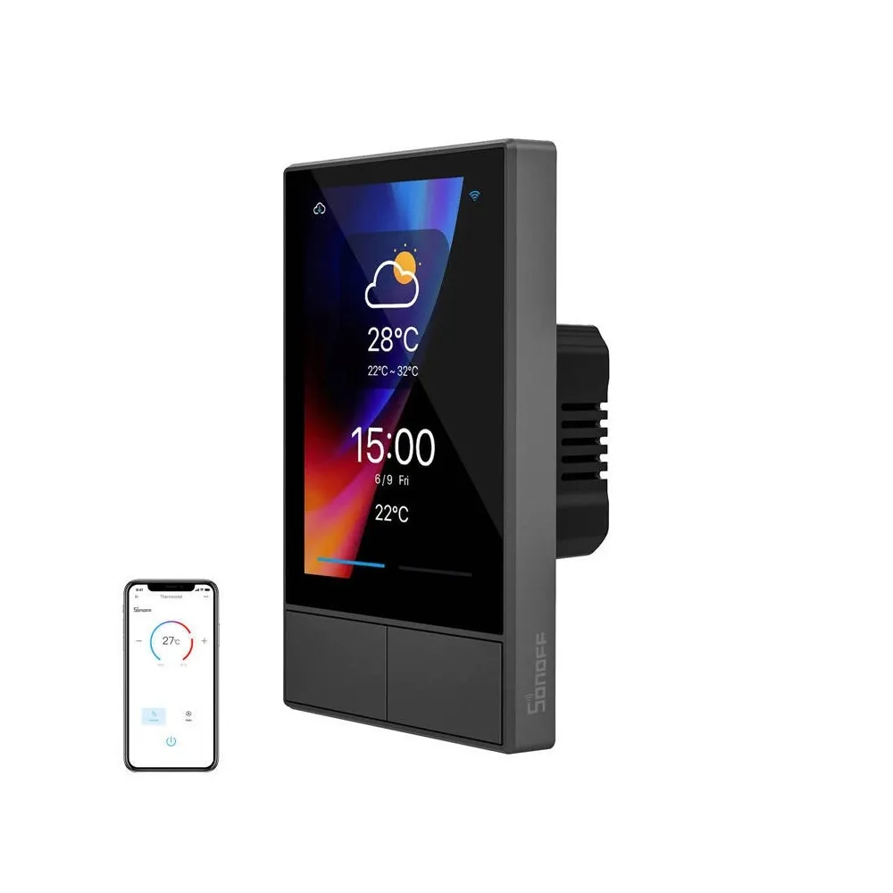 Sonoff Termostato inteligente Smart WiFi NSPanel 120 mm
