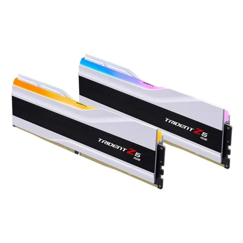 Memória RAM G.Skill Trident Z5 RGB 32GB 2x16GB DDR5 6400MHz CL30 AMD EXPO Branco