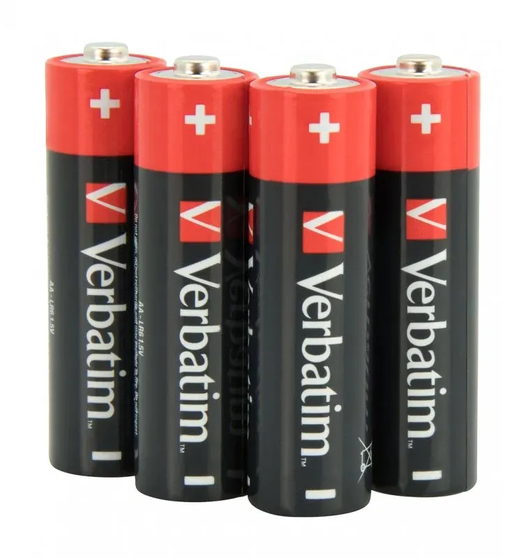 VERBATIM PILHAS ALCALINAS AA LR6 1.5V PACK 10