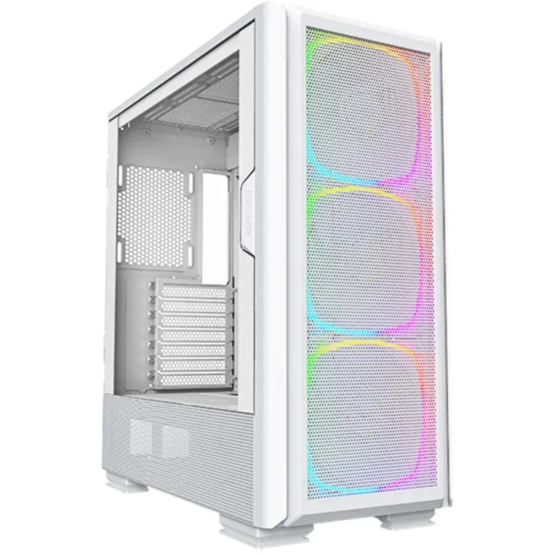 Montech Sky TWO GX Caixa E-ATX com 3x Ventoinhas 140mm, Janela, Mesh e USB-C Branca