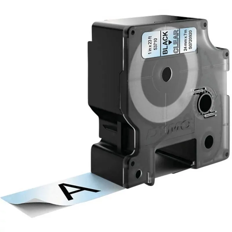 D1 - CINTAS DYMO 24MMX7M NEG/TRANS
