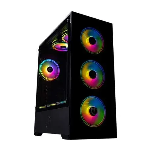 Caixa ATX Hiditec Z20 AURA Midi Tower Preto