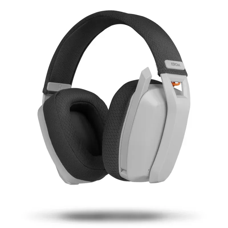 Krom Kanji Headset Gaming Sem Fios para PC/Mac/Nintendo Switch/PS4/PS5/Android Branco