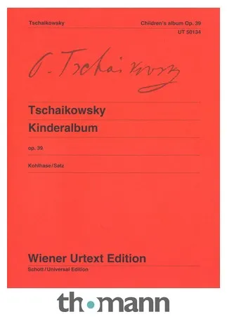 Wiener Urtext Edition Tschaikowsky Kinderalbum