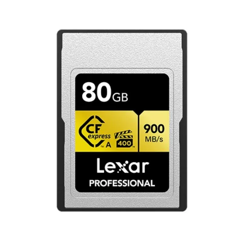 Lexar LCAGOLD080G-RNENG CFexpress 80GB 900MB/s VPG400 Resistente
