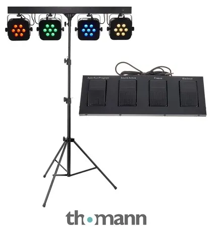 Stairville Stage Quad LED Bundle RGB WW
