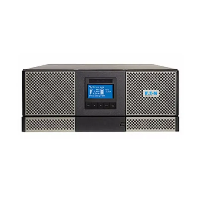 Eaton 9PX 9PX6KSP - UPS (montável em bastidor / externo) - AC 120/208 V - 4900 Watt - 5500 VA - 9 Ah - Ethernet 10/100, RS-232, USB - conectores de saída: 6 - 4U - 19" - preto, prata