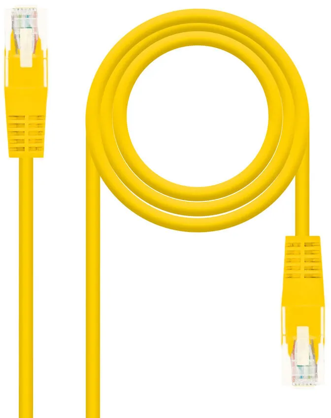 Cabo de Rede Nanocable RJ45 UTP CAT.5E AWG24 3 M Amarelo