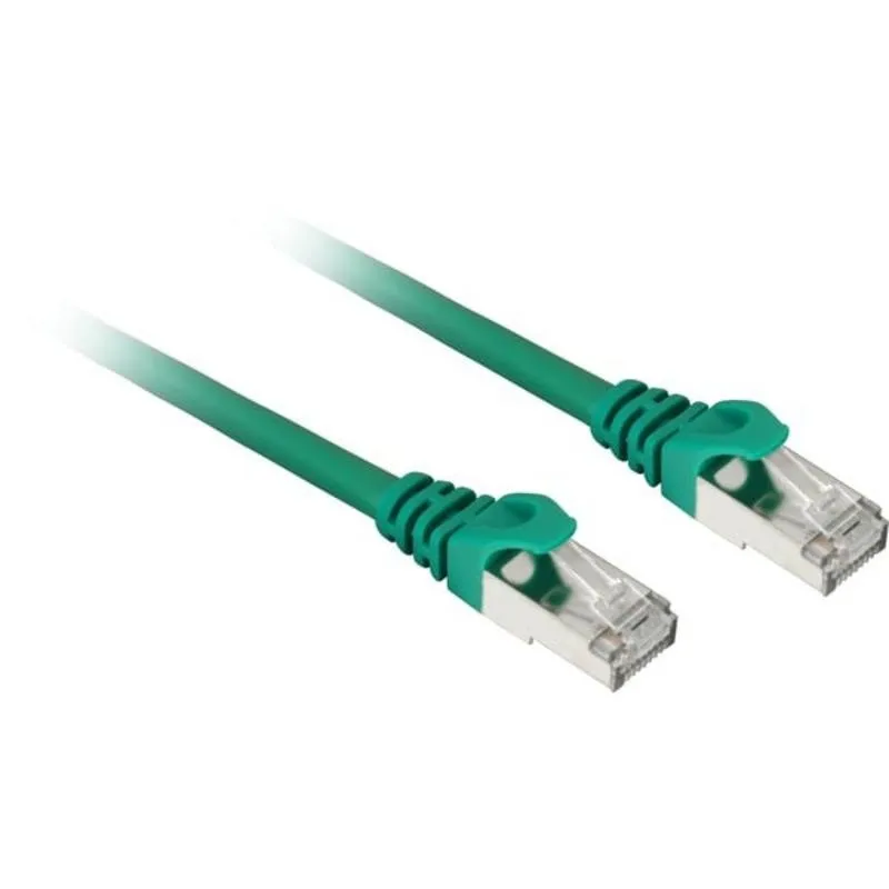 Cabo de Rede Sharkoon Cat.7a S/FTP RJ-45 50 cm Verde