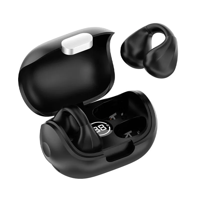 Cool Clip Auriculares Estéreo Bluetooth Earbuds Pretos