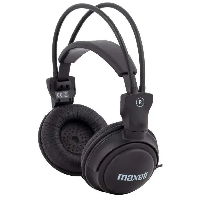 Maxell Home Studio Auscultadores Pretos